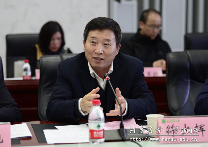 湖南农业大学校长符少辉发言