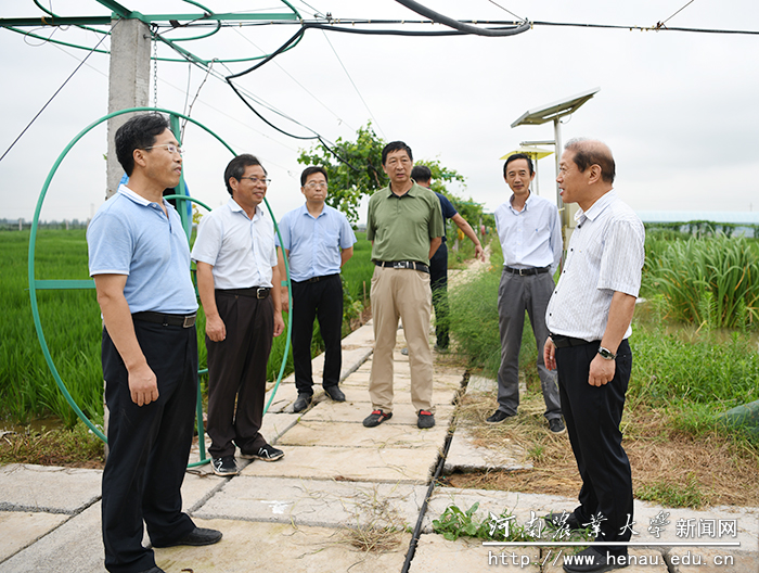 在原阳基地调研 在原阳基地调研
