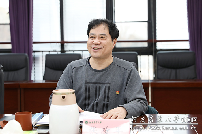 校长、中国工程院院士张改平领学并讲话 校长、中国工程院院士张改平领学并讲话