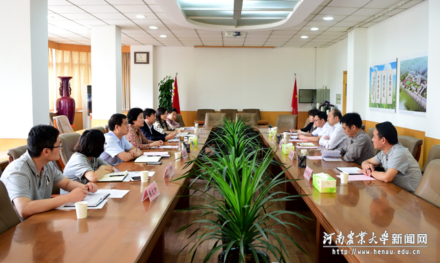 许昌学院副院长崔斌一行来校考察 许昌学院副院长崔斌一行来校考察