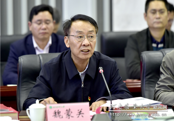 校党委书记魏蒙关汇报学校精神文明建设工作 校党委书记魏蒙关汇报学校精神文明建设工作