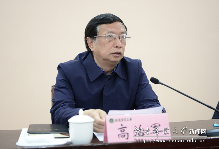 考核组组长、省委高校工委专职委员高治军讲话