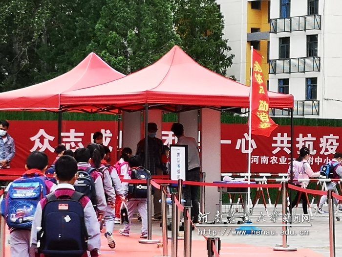 小学生有序返校 小学生有序返校